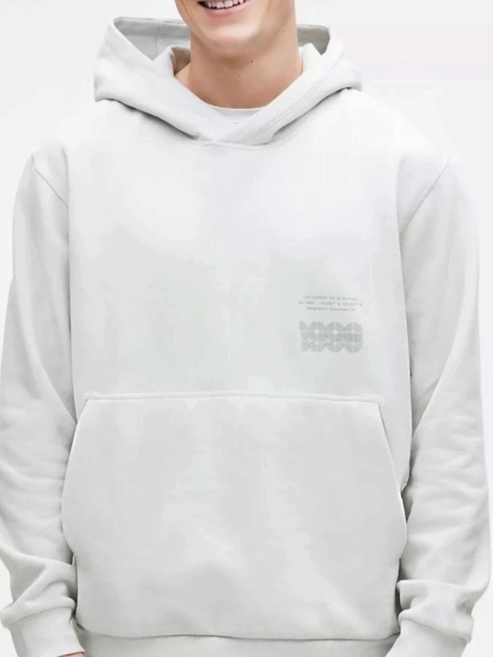 Lululemon Steady State Pullover Hoodie *Retro 1998 White